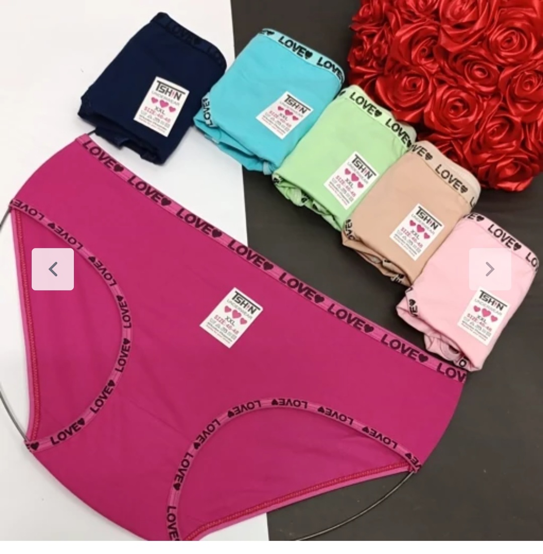 شورت نخ پنبه سایز xxlطرح love
